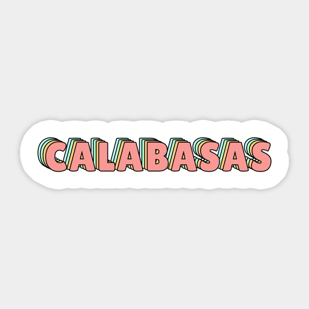 CALABASAS PASTEL Sticker by lukassfr